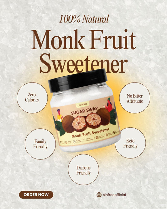 Sinfree Monk Fruit + Allulose Powder - 400 g