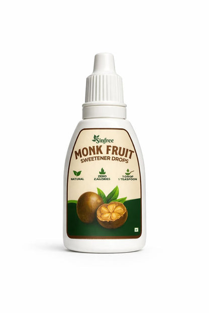 Sinfree Monk Fruit Drops- 10 ml